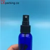 50 PCS 15 60 100 ML Royal Blue Plastic Perfume Spray Empty Bottles Portable Lotion Small Watering Can Container Free Shippinghigh qualtity