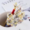 Crystal Diamond Ballpoint Pen Black Ink Big Gem Ball Pennen School Office Supplies Gift voor Vrouwen Meisjes Collega's