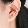 Funmode Multicolor Lovely Heart Shape Cubic Zircon Stud Brincos Ear Cuff Party Jewelry Earrings Whole FE63