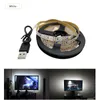 Remsor RGB LED -remsa USB PC TV Backlight 2835 SMD 50 cm 1m 2m 3m 4m 5m lampor Lampband Randad remssled