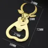 Newcreative Cow Bull Head Shape Bottle Opener Multifunctionele Koelkast Magneetjes Bier Metalen Openers EWF7982