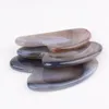 Agate Уход за лицом Gua Sha Massager Натуральный камень Гуша Гуша Гуаша Иглоукалывание Скаивание Глава Личение Лицо Лицо Наиболкосничный Инструмент Missage