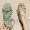 Sandalen flach untere Rhinestone Womens Sommer Damenschuhe Mode Plattform Frauen Hausschuhe Slides Beach