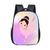 Mignon petite ballerine afro-américaine danse sac à dos enfants sacs d'école Afro fille Boobag enfants maternelle enfant en bas âge sac 2202122851