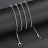 316 roestvrij staal holle ronde mesh chain zilver goud glanzend gepolijst hoge kwaliteit hiphop punk vrouwen mannen slang ketting sieraden populair voor meisjes