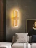مصباح جدار السرير الشمال مصابيح LED مصابيح حديثة غرفة المعيشة تلفزيون خلفية الإضاءة الإضاءة غرفة نوم