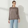 Wixra maglione spesso donna pullover lavorato a maglia a costine manica lunga casual o collo maglioni ciniglia abbigliamento autunno inverno 211007