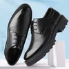 Hollow Summer / Winter Platform High Heel 4/7/9 CM Height Growth Formal Men Derby Leather Shoe Man Dress Shoes Elevator