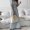 Sqaure Collar Short Sleeve Solid Jumpsuits Women High Wiast Hip Wide Leg Bodysuits Summer Casual Ol Playsuits 210529