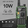 BaoFeng UVS9 Plus puissant talkie-walkie CB émetteur-récepteur Radio 10W 50 KM longue portée Portable pour la mise à niveau de la forêt de chasse 2108175710604