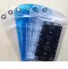 15,5 * 23 cm Cerniera impermeabile Borsa al dettaglio in plastica Confezione pelle Imballaggio per batteria Custodia per cavo USB morbida Appendere Imballaggio trasparente trasparente