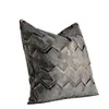 DUNXDECO Cushion Cover Decorative Pillow Case Modern Luxury Golden Black Wave Geometric Jacquard Coussin Sofa Chair Bedding