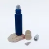 6x 10 ml Dicke Makaronglas Ätherische Öle Rollen auf Flaschen Metallrollenkugel zur Parfüm-Aromatherapie