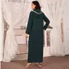 Ethnic Clothing Women Hooded Muslim Abayas Arabic Turkish Maxi Dresses Long Sleeve Dubai Kaftan Robe Female Djellaba Islamic