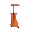 EE. UU. Muebles de muebles de stand para rodar en altura ajustable Carrito portátil con almacenamiento, WoodGrain A16