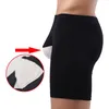 Underpants Men Long Boxer Underwear Briefs Antibacterial Mesh Scrotum Pocket Male Sports Shorts Man Sexy Cozy Panties Sets