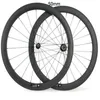 Cyling Wheels Color Full Carbon Bicycle Wheels700C Clincher/Tubular/Tubuless Cycling Wheels 25mm幅Vブレーキまたはディスクバイクホイールセット