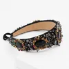 Luksusowe akcesoria do włosów Heavy Color Rhinestone Kryształ Wild Headband Barok Ciężki Prace Luksusowy Kolor Rhinestone Headband X0722