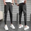 Été hommes Harem pantalon mode Slim Fit Hip Hop pantalons décontractés hommes tout Match Streetwear Joggers hommes vêtements 36-27 210723