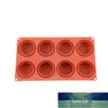 Baking Moulds Silicone 8 Cavity Round Shape Cake Mold For Dessert Ice-Creams Mousse Chocolate Truffle Candy And Gummy Mold1 Factory price expert design Quality