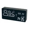 LED digitale wekkerradio met temperatuur en vochtigheid klok app controle Smart Home Clocks Table Decor Drop 211112