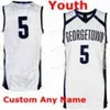 Nik1 cosido personalizado 5 Timothy Ighoefe 10 Chuma Azinge 12 Terrell Allen 20 George Muresan Georgetown Hoyas College Hombres Mujeres Jersey juvenil