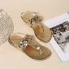 Sandali 2021 Fashion Buckle Summer Women Shoes Casual Roma Vintage Chain Flats Thong Slip-on Sexy Ladies