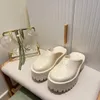 2022 Fashion Women White perforated rubber sandal platform Womens High Heel sandals Stilettos Summer Shoe designer slippers 35-4 T8rN#