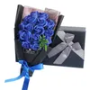 인공 비누 장미 꽃 생일 어머니에 대 한 선물 상자 비누 꽃과 함께 18pcs 장미 꽃다발 발렌타인 데이 선물