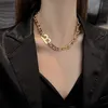 Personalità esagerata lettera B collana moda donna design di nicchia catena clavicola catena temperamento versatile catena del collo