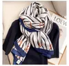 2021 Spring Summer Korea Fashion New Women slik Female Print Pattern Casual Adult Loose long Scarves3896184