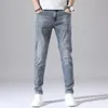 Jeans da uomo in cotone di alta qualità attillato denim 2022 primavera marchio di abbigliamento classico ricamo moda giovanile jeans slim,9110