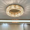 Le salon simple en cristal moderne de lustres allume l'éclairage décoratif LED de chambre à coucher de luxe