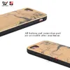 Shockproof Phone Cases For iPhone 11 12 Pro XS XR X MAX Chinese style Wooden Ink Painting National Wind Printing Custom Case