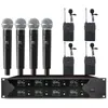 Microphones Professional Wireless Microphone 8 Channel Handheld Lavalier For Church Outdoor Activity Stage6158146