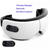Masseur pour les yeux Masque intelligent Vibromasseur Compresser Bluetooth Musice Care Chauffage Soulagement de la fatigue Dispositif pliable Chargement USB 220208