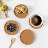 200 stks Klassieke Ronde Plain Cork Onderzetters Drinken Wijnmatten Kurken Mat Drinks Juice Pad For Wedding Party Gift Gunst SN4445