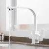 Кухонные краны Палуба Монтажный миксер Tap 360 градусов вращение с очисткой воды