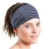 Casual Print Stretch Baumwolle Stirnband Für Frauen Elastische Kopfbedeckung Turban Kopf Schal Bandage Wrap Haar Zubehör