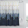 カラフルなシャワーカーテンクリエイティブデジタル印刷カーテン防水ポリエステル浴室サンシェードシャワーカーテンカスタマイズ