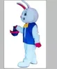 Dessin Animé Vêtements Lapin De Pâques Lapin Marchant Poupée Mascotte Costume Halloween Noël Fantaisie Robe De Fête Festival Vêtements Carnaval Unisexe Adultes Tenue