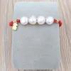 charms cute Bear jewelry dijes para pulseras 925 Sterling silver beaded pearl ankle bracelet for women men bangles chain sets birthday gifts 313031500