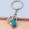 UPDATE Sport Gold Golf Club Key Ring Red Metal Golf Bag Keychain Bag Hangings Women Men Fashion Jewelry Will and Sandy