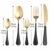 Bestek Sets 30 Stuks Servies Roestvrij Staal Diner Servies Bestek Set Lepel Vork LNIFE Servies Bruiloft Drop291w