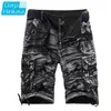 Darphinkasa Homens Carga Shorts Casual Algodão Militar Militars Camuflagem Tie-Dye Plus Size 210806