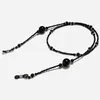 Handmade Acrylic Black White Pearl Beads Chain Glasses Chains Necklace Reading Glasses Eyeglasses Holder Rope Accessories