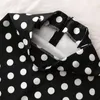 Spódnice Seksowna Czarna Długość Kolana Ołówek Spódnica Kobiety Moda Elastyczna Wysoka Talia Office Lady Bodycon Slim Polka Dot Casual