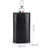 Key Wallets 2022 PU Leather Car Holders Keys Organizer Keychain Housekeeper Wallet Cover 6 Colors