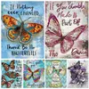 DIY 5D Volwassen Diamant Schilderij Kit Kinderen Butterfly Letter Art Painting Cross Stitch Crafts Home Wanddecoratie