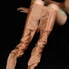 Calcetines de hombre alto elástico brillante aceite brillante pantimedias sedosas medias transparentes medias de baile hombres mujeres compresión apto para deportes Blac